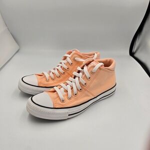 Converse All Star High Top Chuck Taylor Sneaker Madison Mid Peach Canvas 8.5